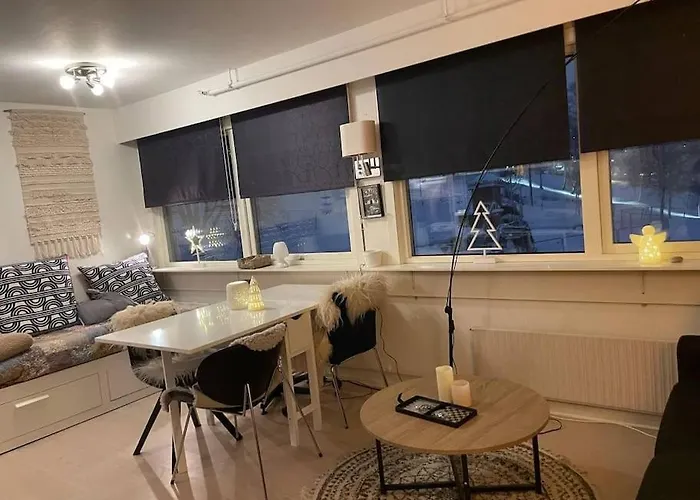 아파트 Koselig 1 Roms Leil. Sentralt. 트롬쇠